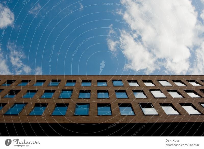 Brick Blue-White Colour photo Multicoloured Exterior shot Detail Deserted Copy Space top Day Shadow Contrast Reflection Sunlight Deep depth of field