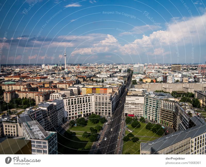 Berlin television tower with Leipziger Platz berlinerwasser theProjector the projectors farys Joerg farys ngo ngo photographer Deep depth of field Contrast