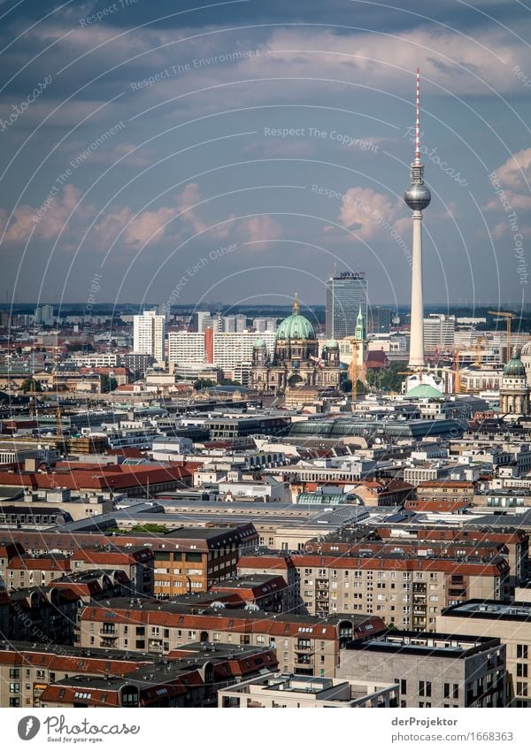 Berlin TV Tower with Panorama I berlinerwasser theProjector the projectors farys Joerg farys ngo ngo photographer Deep depth of field Contrast Light Day