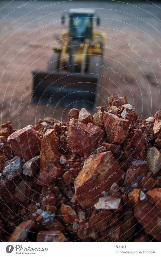 rubbish Exterior shot Detail Macro (Extreme close-up) Structures and shapes Deserted Sunlight Deep depth of field Central perspective Construction site