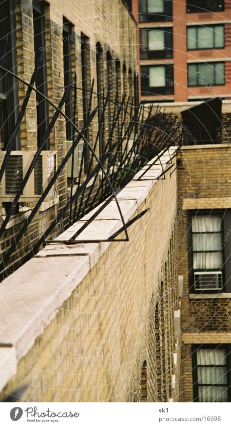 STAY OUT! High-rise Window Grating New York City Architecture Point