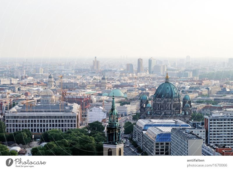 Sky over Berlin Vacation & Travel Tourism Sightseeing City trip Summer Summer vacation Sun Going out Germany Town Capital city Downtown Skyline