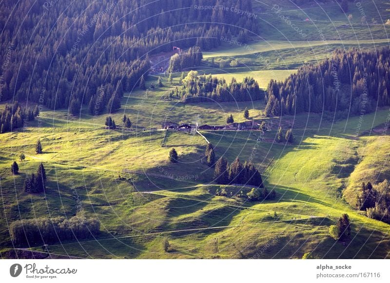 pure nature Colour photo Exterior shot Aerial photograph Deserted Twilight Shadow Contrast Silhouette Bird's-eye view Panorama (View) Leisure and hobbies