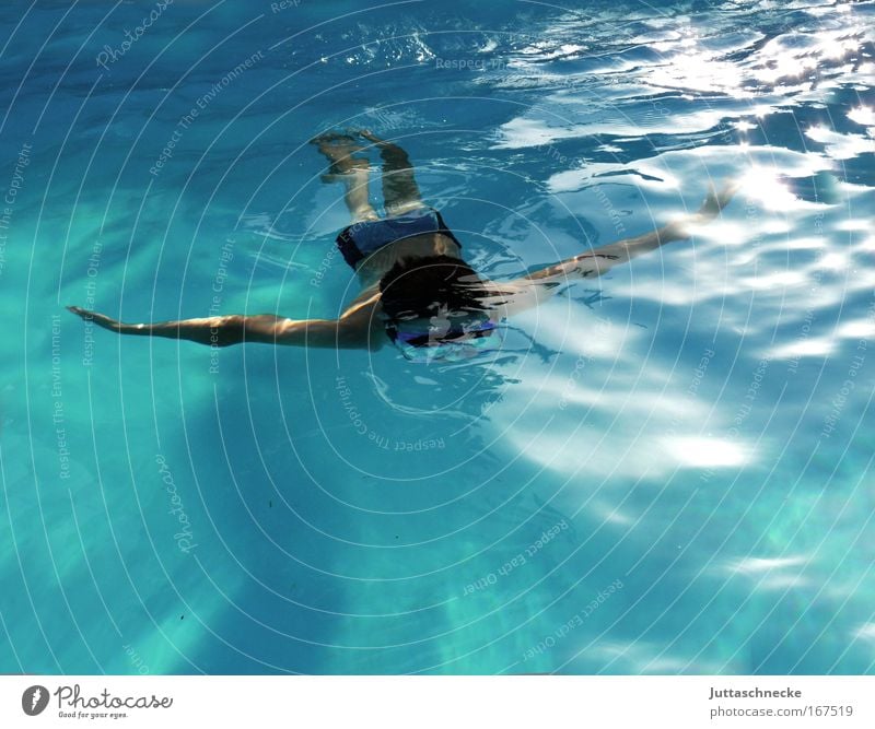 manta Underwater photo Day daylight Bird's-eye view Harmonious swimming pool bathe be afloat Summer vacation Aquatics Dive swimming pool
 kid Boy (child)