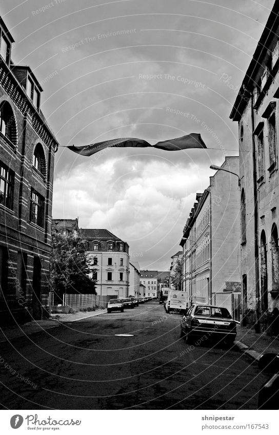 windswept Black & white photo Exterior shot Deserted Copy Space top Copy Space bottom Contrast House (Residential Structure) Factory Industry Art Environment