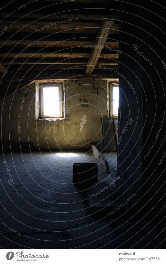 Erlach 1862 Colour photo Subdued colour Interior shot Detail Deserted Day Light Shadow Contrast Silhouette Sunlight House (Residential Structure) Redecorate