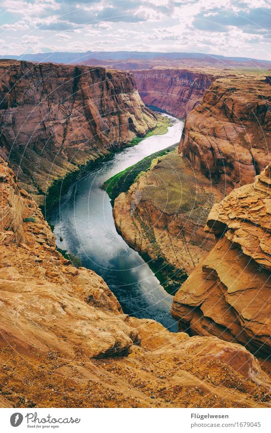 Horseshoe Bend (Arizona) [5] Beautiful Trip Mountain Landscape Water River Tourist Attraction To enjoy Vantage point USA National Park Americas Page