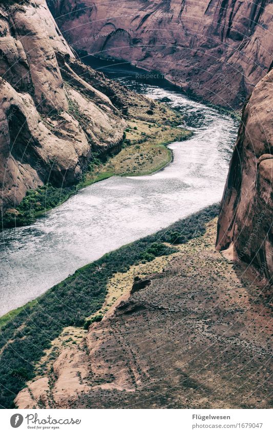 Horseshoe Bend (Arizona) [11] Beautiful Trip Mountain Landscape Water River Tourist Attraction To enjoy Vantage point USA National Park Americas Page