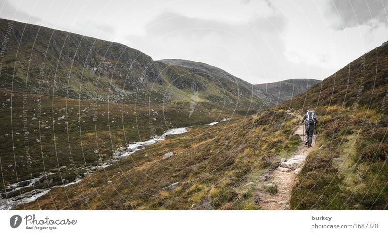 breakup Nature Clouds Mountain Deserted Lanes & trails Hiking boots Discover Simple Infinity Uniqueness Brown Green Willpower Endurance Longing Adventure