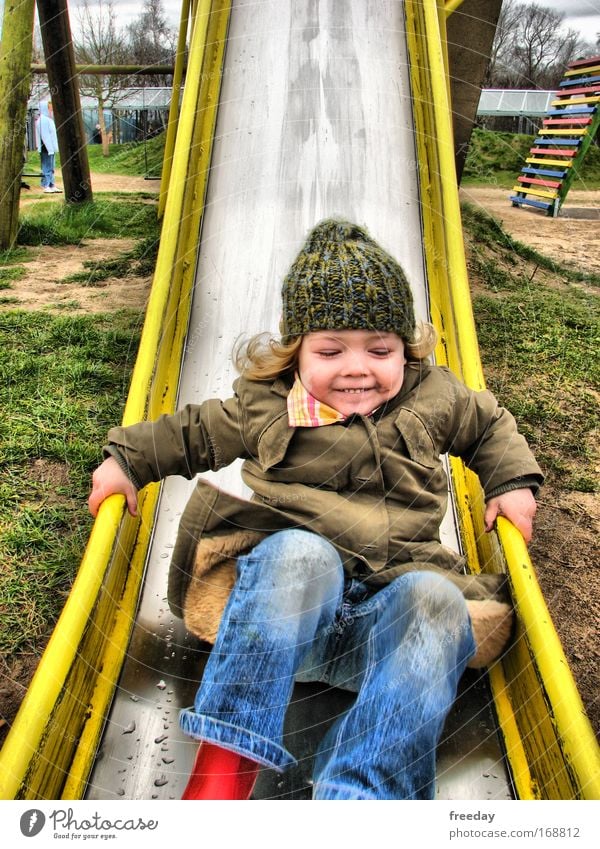 ::: Sliding tour ::: Colour photo Multicoloured Exterior shot Abstract Day Contrast Motion blur Central perspective Portrait photograph Half-profile Closed eyes