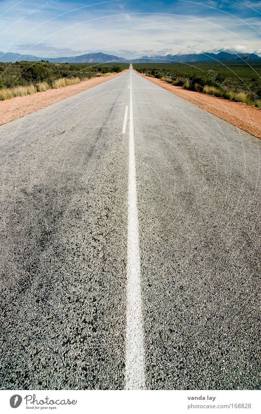 Not far Colour photo Exterior shot Deserted Copy Space left Copy Space top Day Landscape Hill Rock Transport Traffic infrastructure Passenger traffic