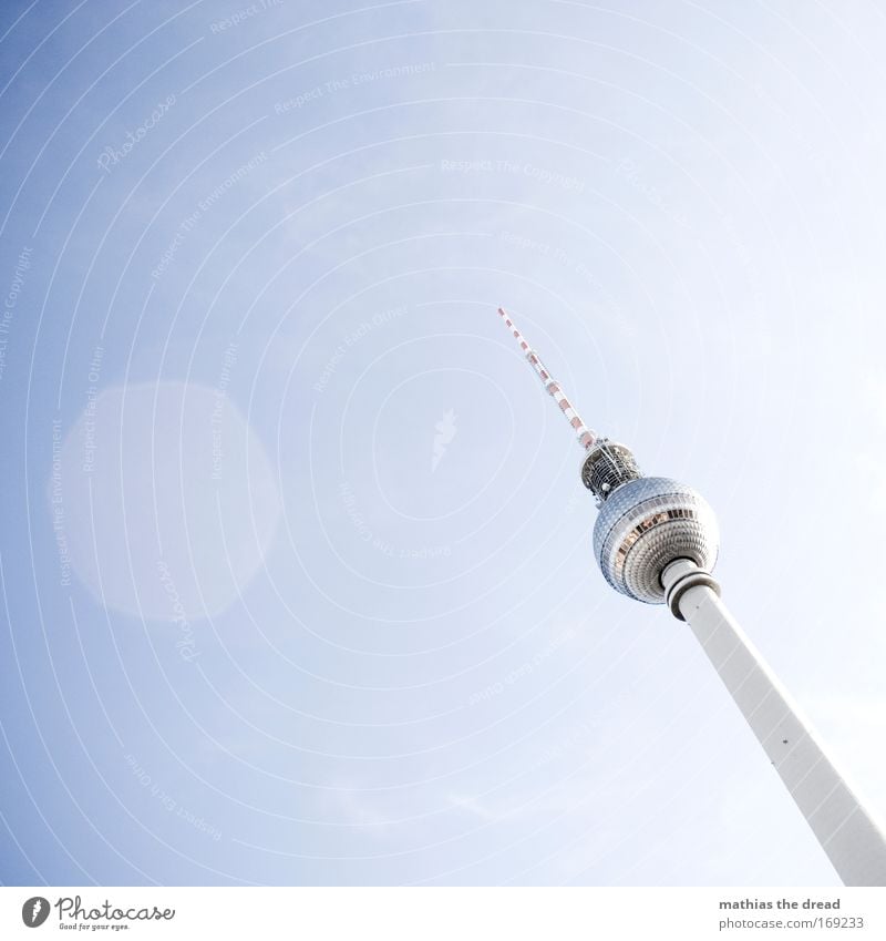 LOVING MOTIVE Colour photo Exterior shot Deserted Neutral Background Day Light Reflection Light (Natural Phenomenon) Sunlight Sunbeam Worm's-eye view Berlin