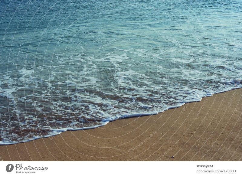 the quiet moment Subdued colour Exterior shot Deserted Day Sunlight Front view Forward Lifestyle Trip Summer Beach Water Earth Ocean Sand Warmth Soft Blue