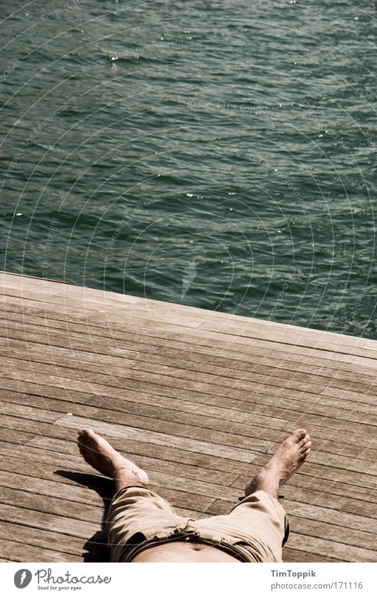 Head off, legs long Sunlight Vacation & Travel Tourism Trip Far-off places Freedom Summer Summer vacation Sunbathing Beach Ocean Relaxation Sleep Tanning bed