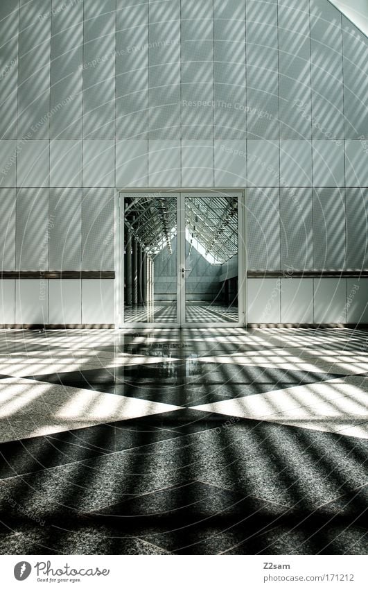 cathedral of the modern Colour photo Interior shot Light Shadow Contrast Populated House (Residential Structure) Gate Manmade structures Building Architecture