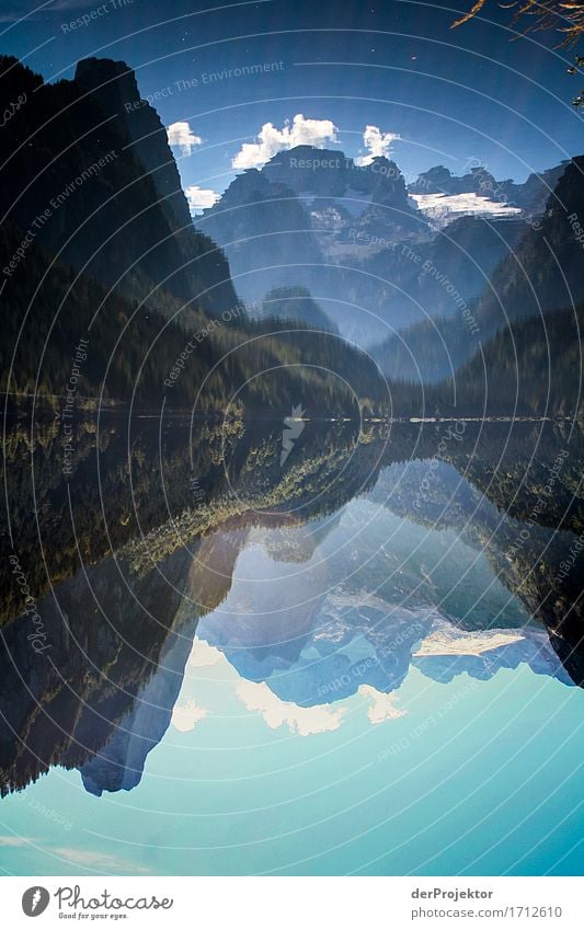 Mountain symmetry in the Salzkammergut region Vacation & Travel Tourism Trip Adventure Far-off places Freedom Camping Summer vacation Hiking Environment Nature