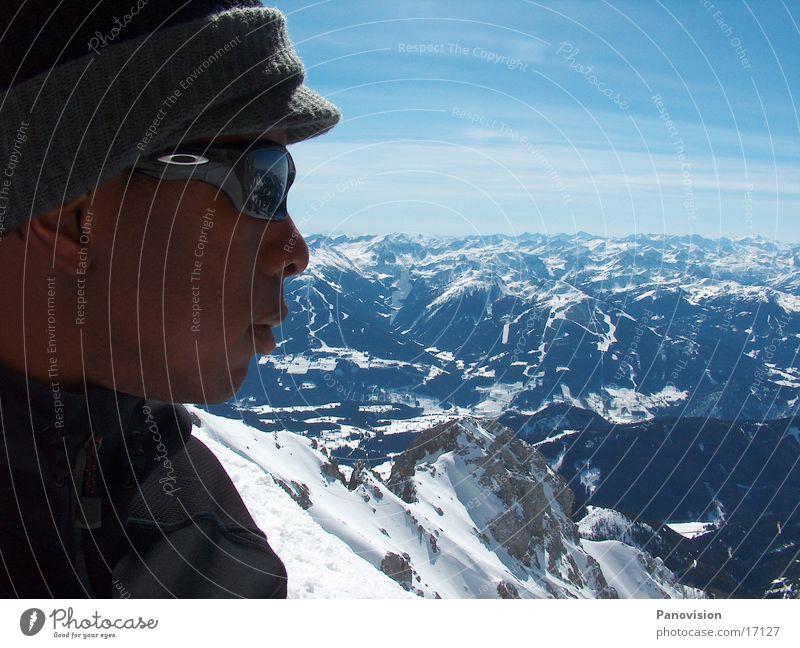 thawing Panorama (View) Extreme sports freeride Mountain Large