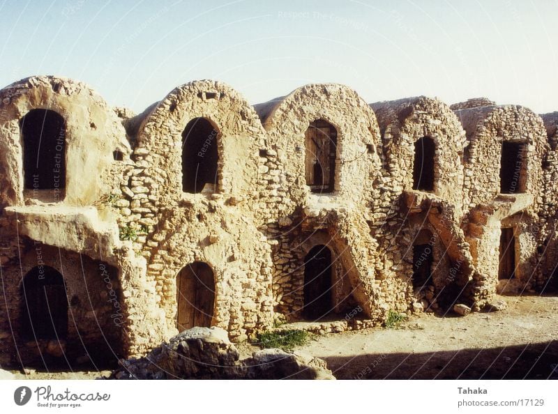 stone fixtures Flat (apartment) Room Tunisia Africa Architecture one-room flats Desert