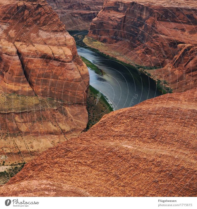 Horseshoe Bend (Arizona) [14] Beautiful Trip Mountain Landscape Water River Tourist Attraction To enjoy Vantage point USA National Park Americas Page