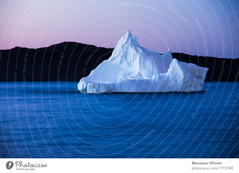 iceberg Environment Nature Landscape Water Ice Frost Esthetic Together Large Infinity Cold Blue Violet White Canada Newfoundland twillingate Iceberg