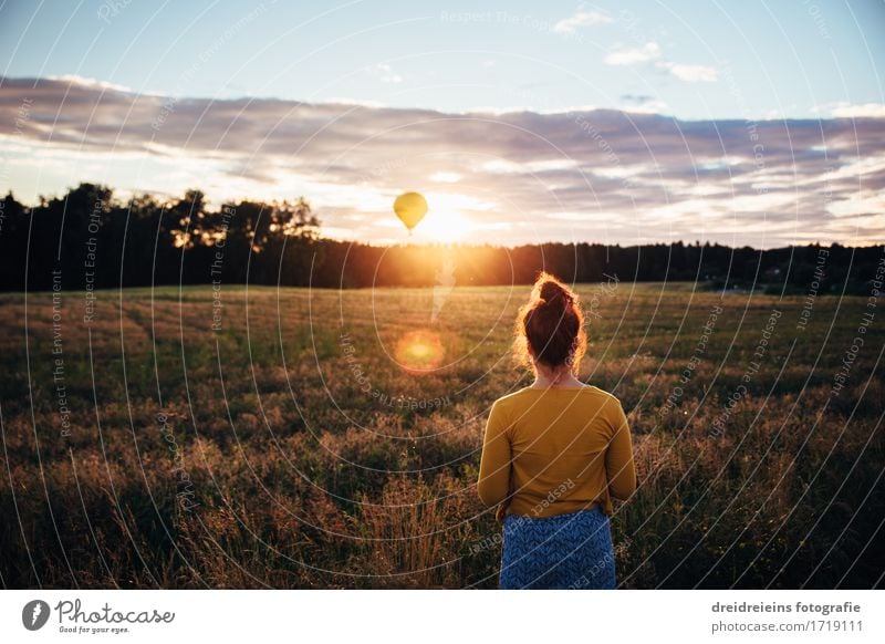 And there it was again... this light! Vacation & Travel Trip Adventure Far-off places Freedom Summer Sun Feminine Woman Adults 1 Human being Nature Landscape