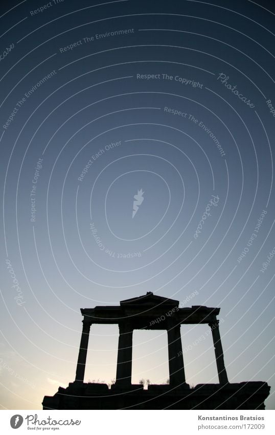 a piece of Athens Colour photo Subdued colour Exterior shot Deserted Copy Space left Copy Space right Copy Space top Copy Space middle Neutral Background