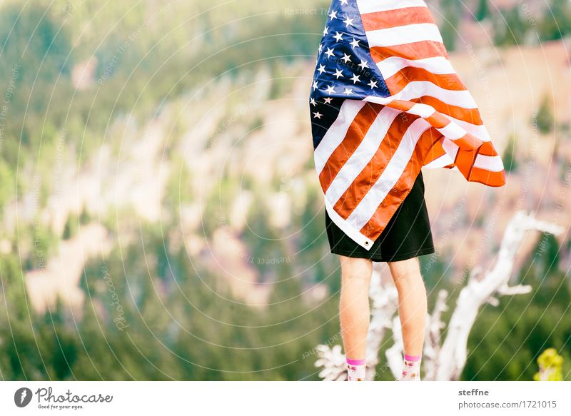 Patriotism, Patridioty Sign Freedom American Flag Oregon USA Symbols and metaphors hegemony Dominant Colour photo Exterior shot Copy Space left