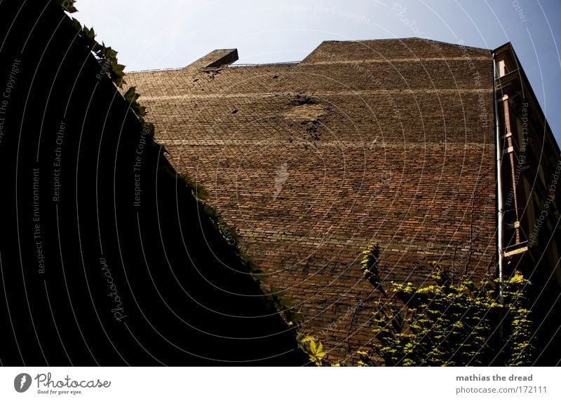 BACKSTONE Colour photo Exterior shot Pattern Structures and shapes Deserted Day Twilight Light Shadow Contrast Silhouette Deep depth of field Worm's-eye view