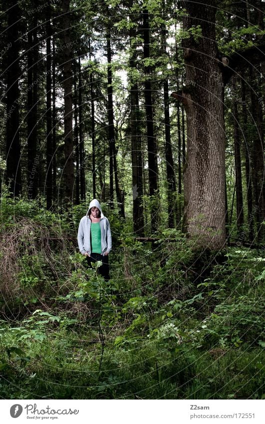 There's a man standing...... Colour photo Exterior shot Artificial light Downward Human being Masculine Young man Youth (Young adults) 18 - 30 years Adults