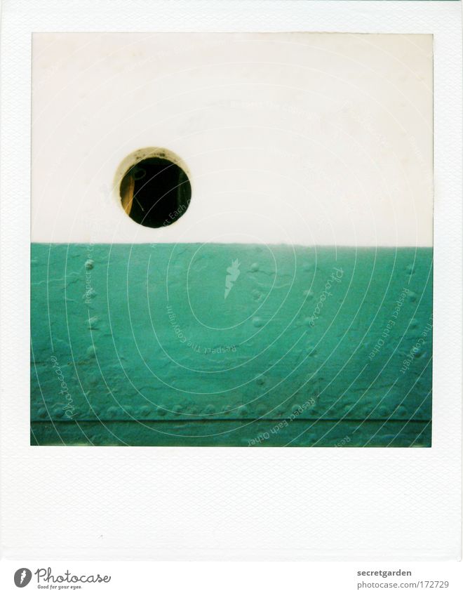 [KI09.1] bulletproof eye Colour photo Exterior shot Close-up Detail Polaroid Deserted Copy Space left Copy Space right Copy Space top Copy Space bottom Morning