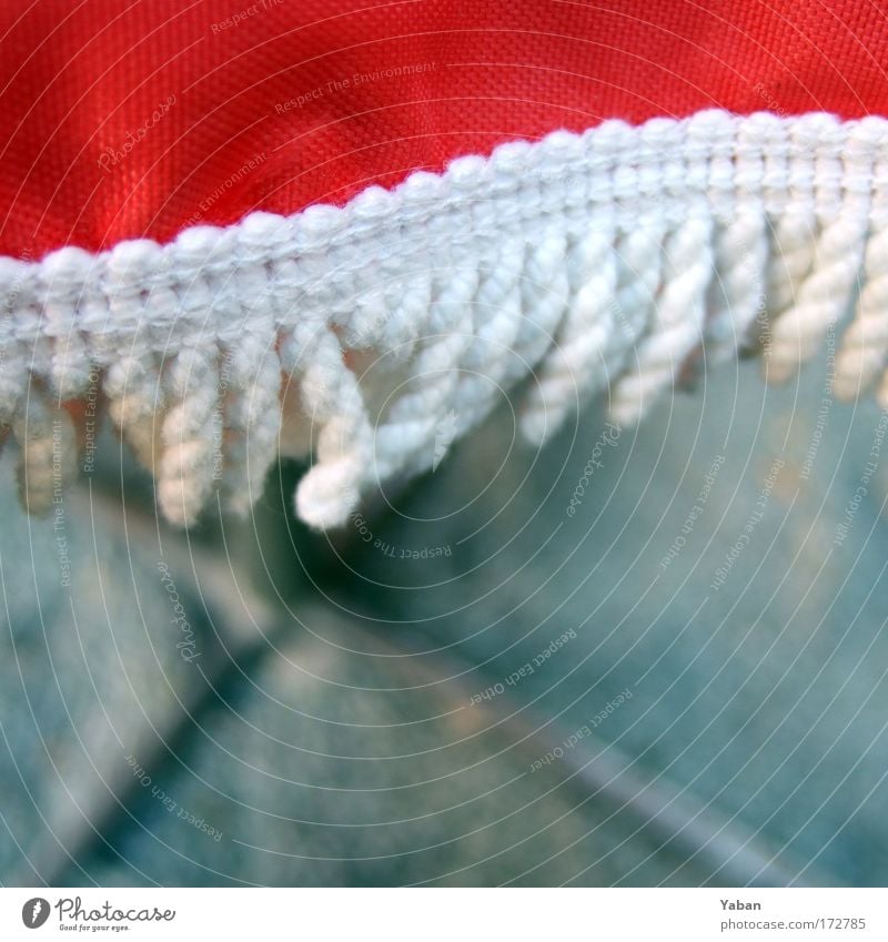 under the lime trees Detail Shallow depth of field Trip Summer Garden Table Going out Decoration Plastic Red White Happiness Orderliness Leisure and hobbies