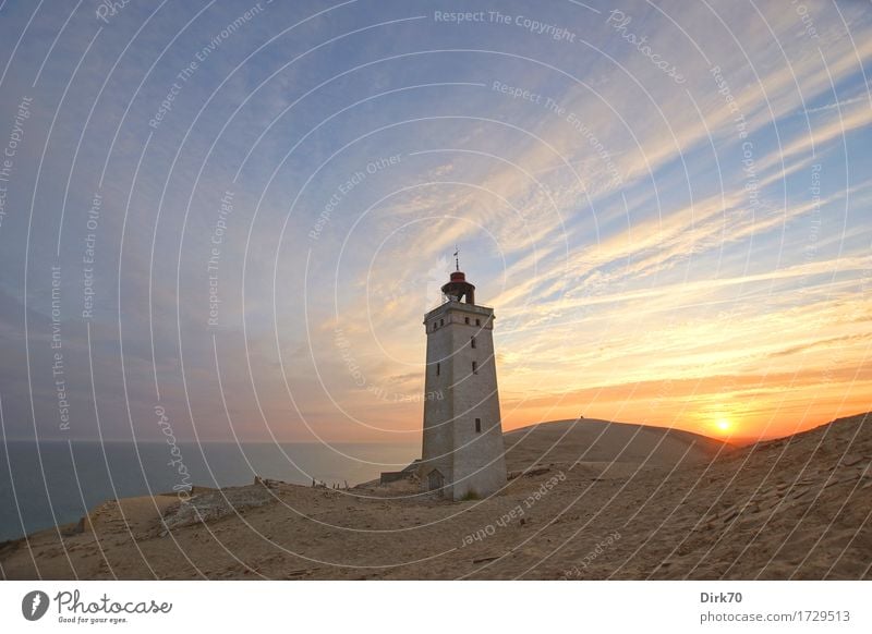 Another day is dawning. Vacation & Travel Summer Beach Environment Landscape Sky Clouds Sun Sunrise Sunset Beautiful weather Coast North Sea Ocean Dune