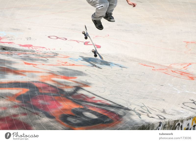 Skatepark Singapore Colour photo Multicoloured Exterior shot Experimental Copy Space left Copy Space right Day Light Shadow Sunlight Deep depth of field