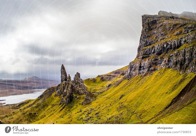 The Old Man of Storr Athletic Well-being Vacation & Travel Tourism Trip Adventure Far-off places Freedom Sightseeing Expedition Mountain Hiking Climbing