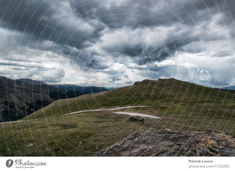 Tundra Landscape Beautiful Vacation & Travel Tourism Adventure Summer Snow Mountain Environment Nature Elements Earth Sky Clouds Storm clouds Climate