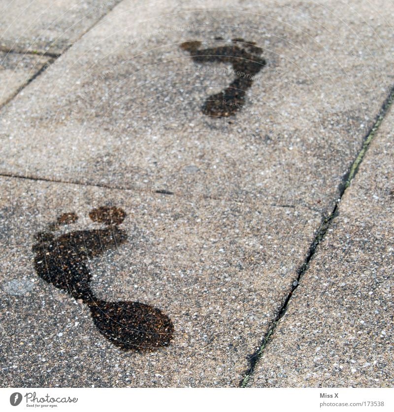 tip tap Colour photo Subdued colour Exterior shot Detail Deserted Sunlight Wellness Spa Swimming & Bathing Bathroom Feet Pedestrian Lanes & trails Stone