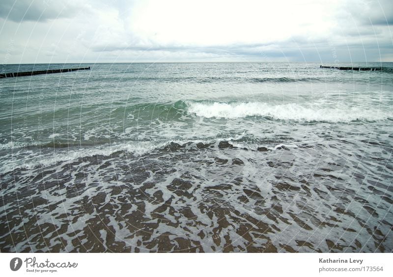 Off to the East Colour photo Exterior shot Copy Space top Copy Space bottom Day Central perspective Environment Landscape Elements Sand Water Clouds Horizon