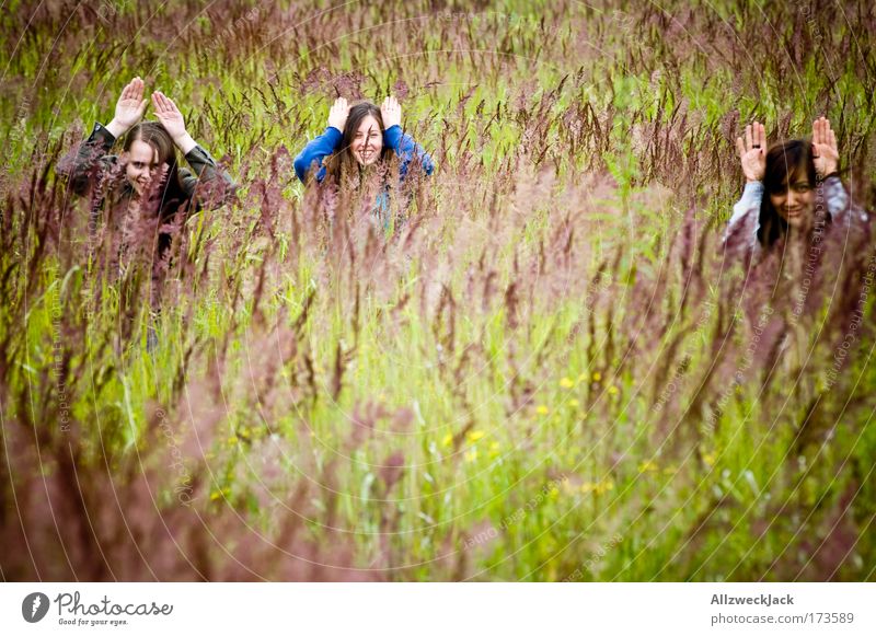 Yes is already Easter?! Colour photo Exterior shot Day Contrast Shallow depth of field Central perspective Looking Looking into the camera Forward Young woman