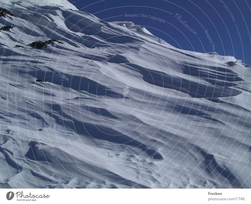 snow Snow Alps Sky Structures and shapes