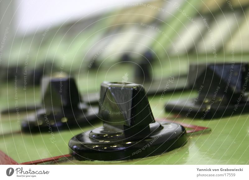 old broken switchboard Rotary switch Control desk Depth of field Industry gear knobs Macro (Extreme close-up) control panel Shelling