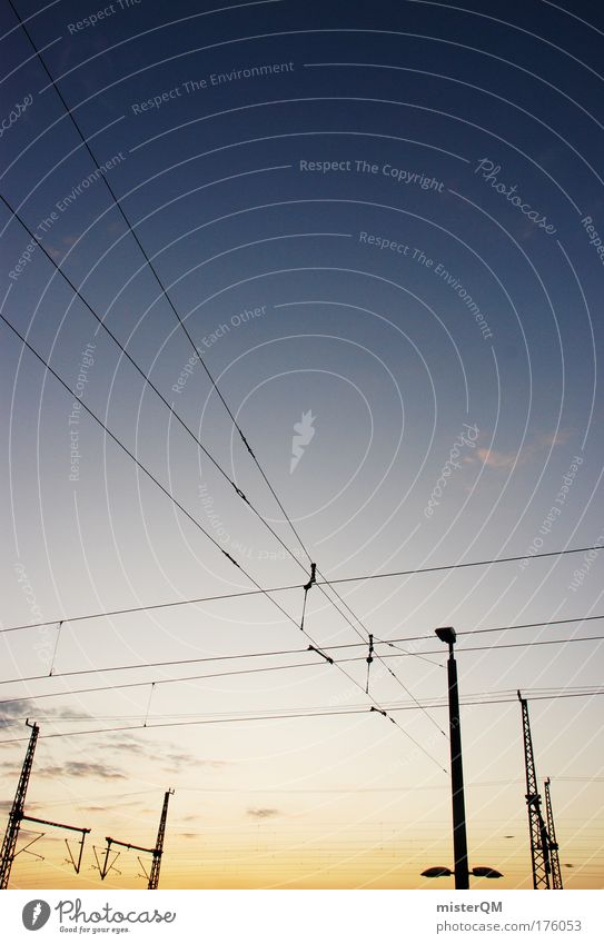 Connected. Colour photo Exterior shot Experimental Abstract Pattern Deserted Copy Space left Copy Space right Copy Space top Copy Space bottom