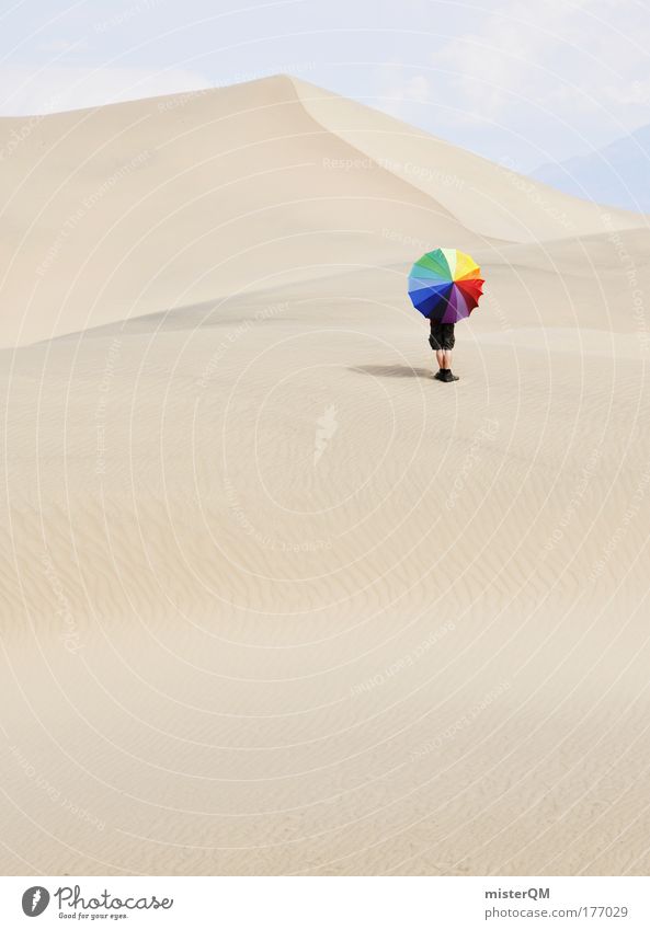 Colour the Desert. Colour photo Multicoloured Exterior shot Detail Experimental Abstract Pattern Structures and shapes Copy Space left Copy Space top