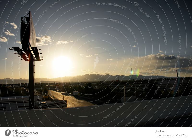 traveling down south Light Contrast Sunbeam Sunrise Sunset Back-light Vacation & Travel Far-off places Freedom Sightseeing City trip Environment Mountain Peak