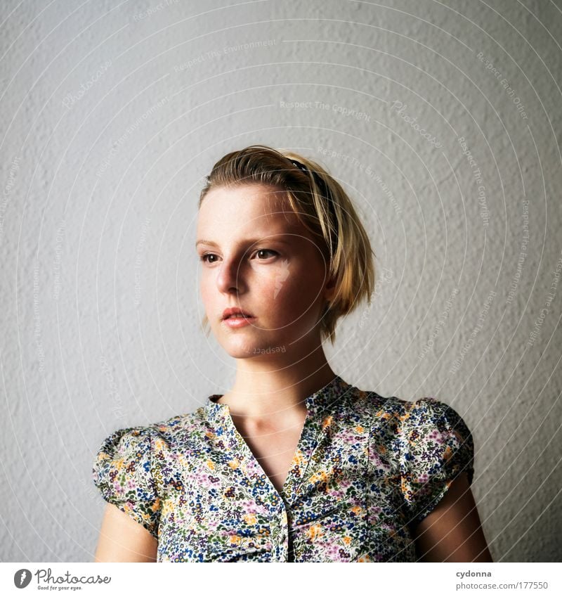 portrait Colour photo Interior shot Close-up Copy Space top Neutral Background Day Shadow Contrast Shallow depth of field Central perspective