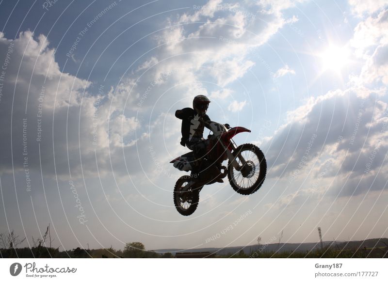 Cross Sequence 2 Colour photo Aerial photograph Experimental Twilight Light Shadow Contrast Back-light Wide angle Lifestyle Style Happy Motorsports Human being