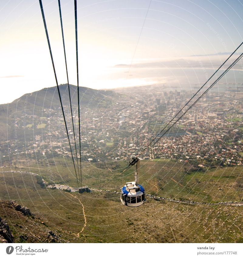 Table Mountain Colour photo Exterior shot Deserted Copy Space left Copy Space right Copy Space top Copy Space bottom Copy Space middle Day Evening Twilight