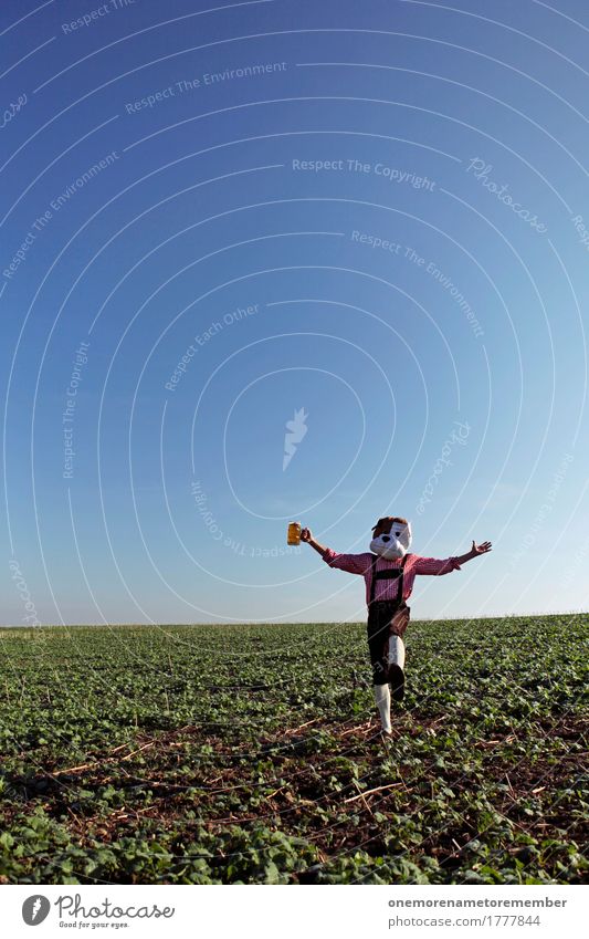 Oktoberfest - looos! Art Work of art Esthetic Beer Beer garden Beer glass Froth Beer mug Costume Lederhosen Walking Applause Hands up! Dog Colour photo