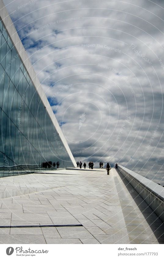 cloud tourism Subdued colour Exterior shot Day daylight Reflection out Tourism Far-off places Freedom Sightseeing Architecture Sky Clouds Building Wall & Wall