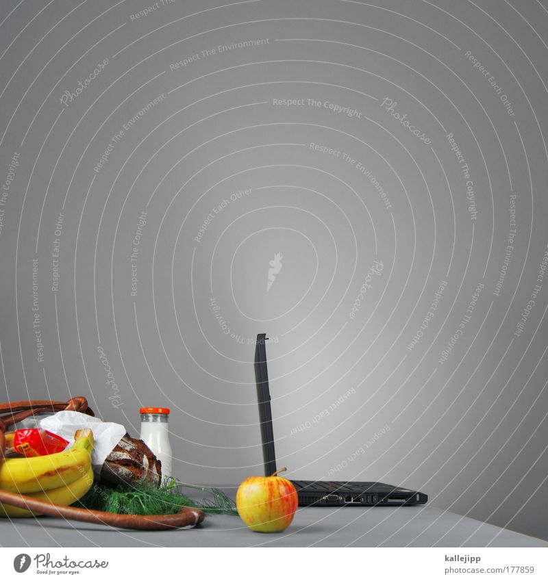 apple Colour photo Multicoloured Interior shot Studio shot Detail Deserted Copy Space top Neutral Background Artificial light Light Shadow Contrast Long shot