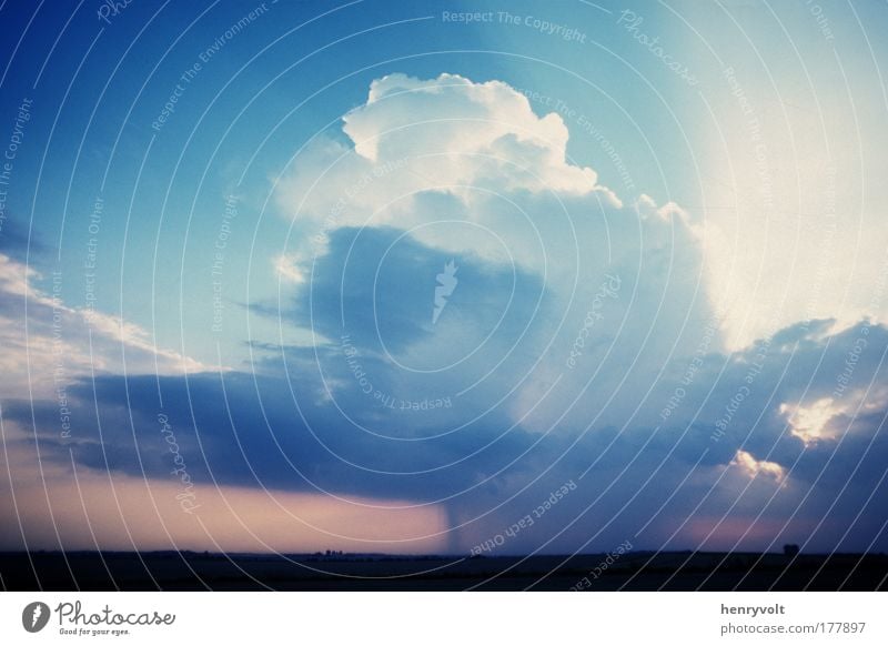 Tonnerre de ... Picardie Colour photo Exterior shot Deserted Day Light Shadow Contrast Silhouette Elements Air Sky Clouds Storm clouds Summer Weather Rain